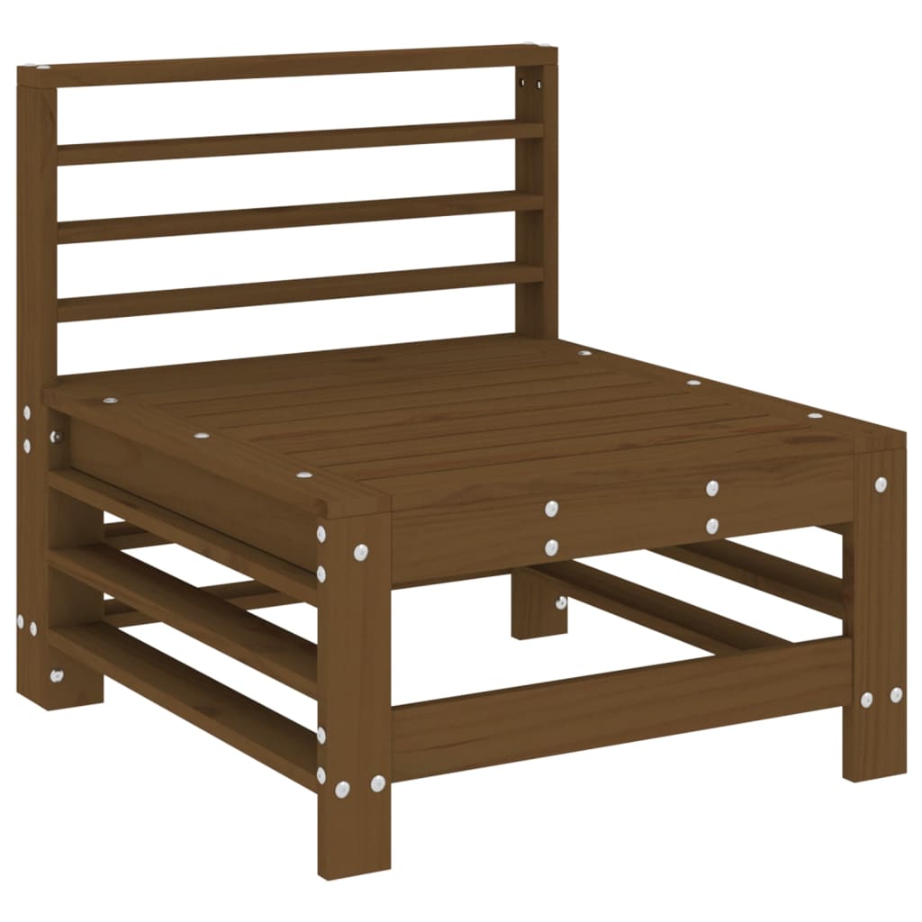 Vidaxl Sofá Central de Jardín en Madera Maciza de Pino en Varios Colores