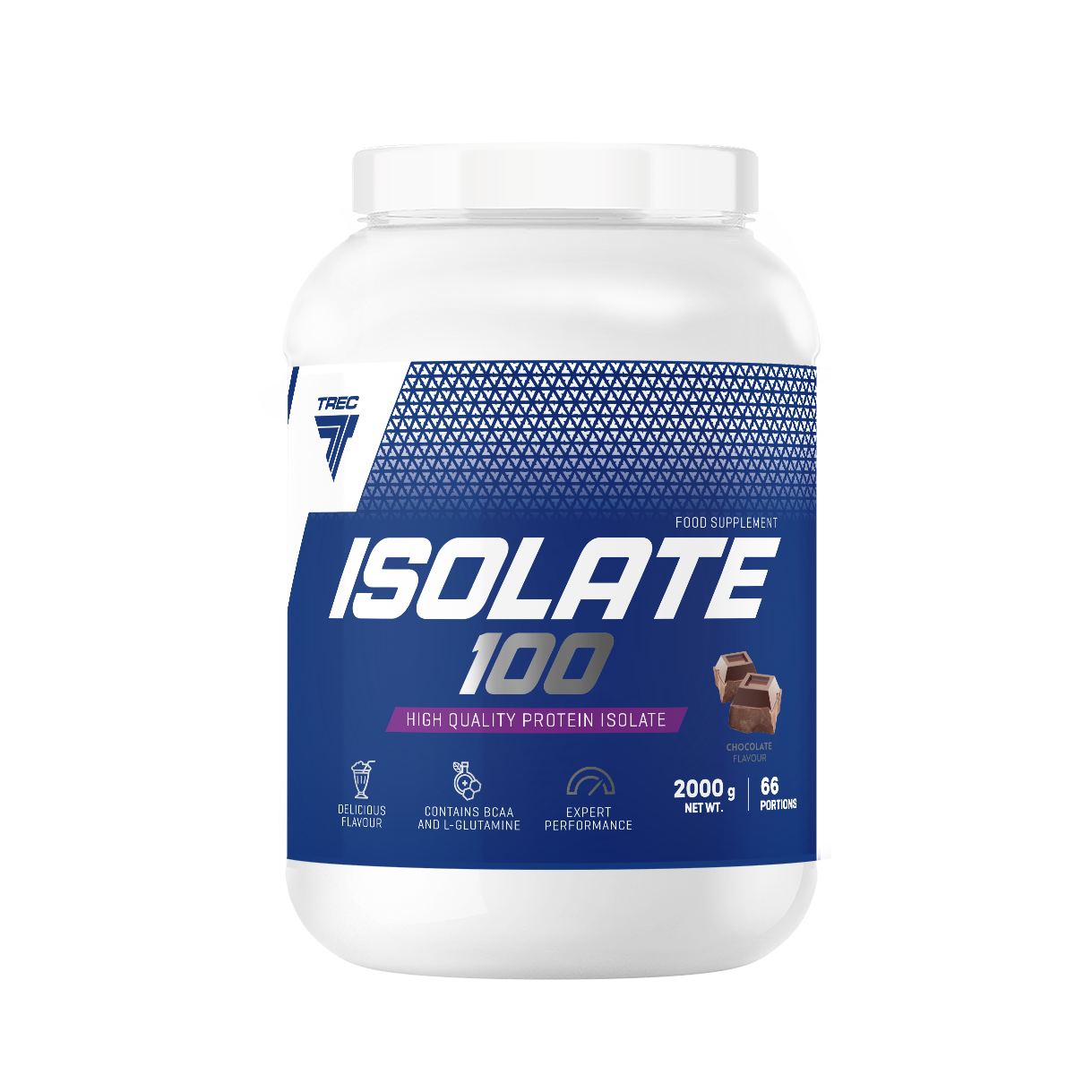 TREC NUTRITION - PROTEÍNA DE SUERO DE LECHE - ISOLATE 100 - ALTA CALIDAD - 700g/2kg