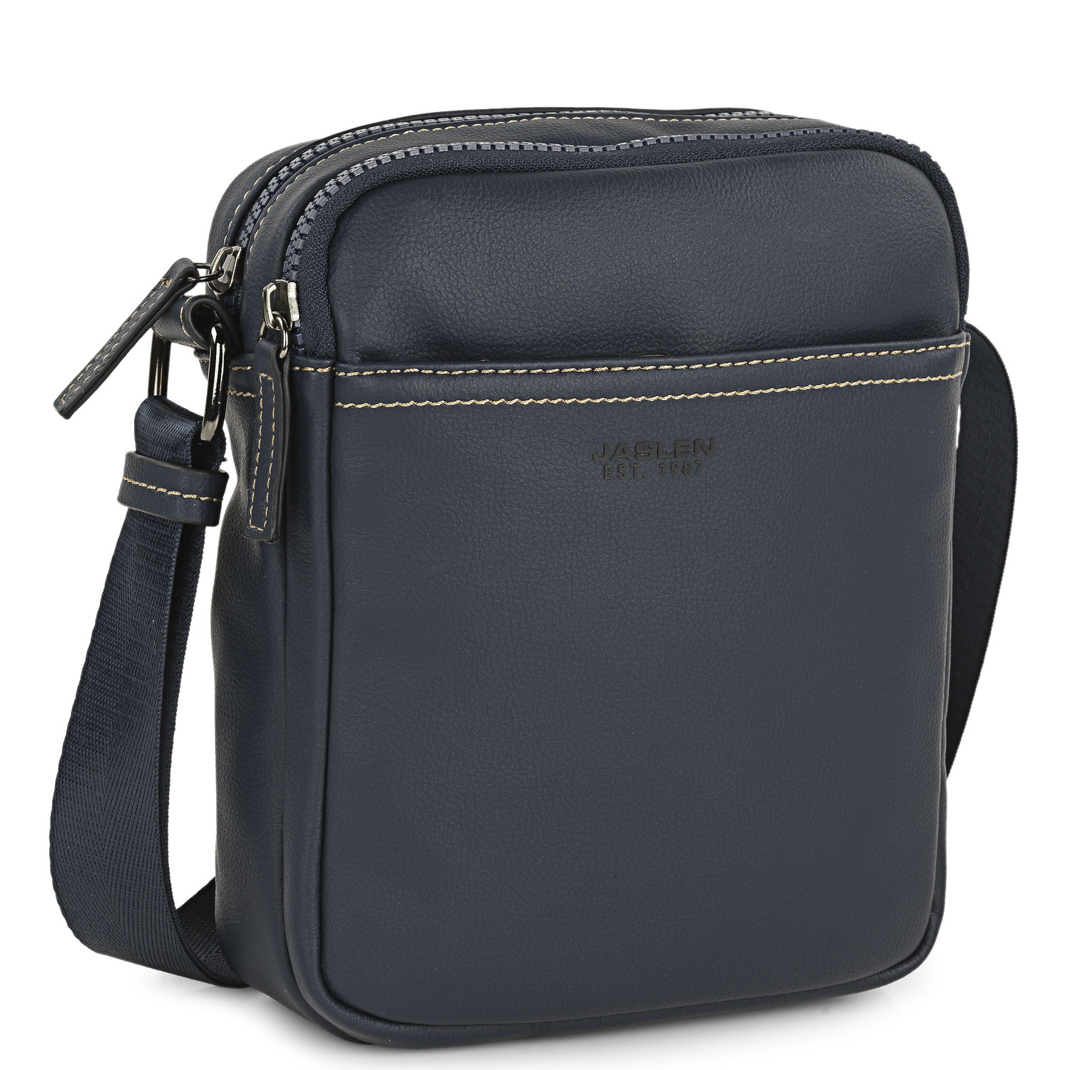 Bandoleras Hombre - Bolso Hombre Bandolera Ajustable - Bandolera Hombre JASLEN De Polipiel - Bolso Bandolera Hombre Para Uso Diario. Bolso De Hombre Pequeño 313120