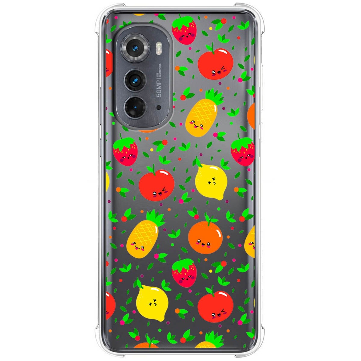 Funda Silicona Antigolpes para Motorola Moto Edge 30 5G diseño Frutas 01 Dibujos