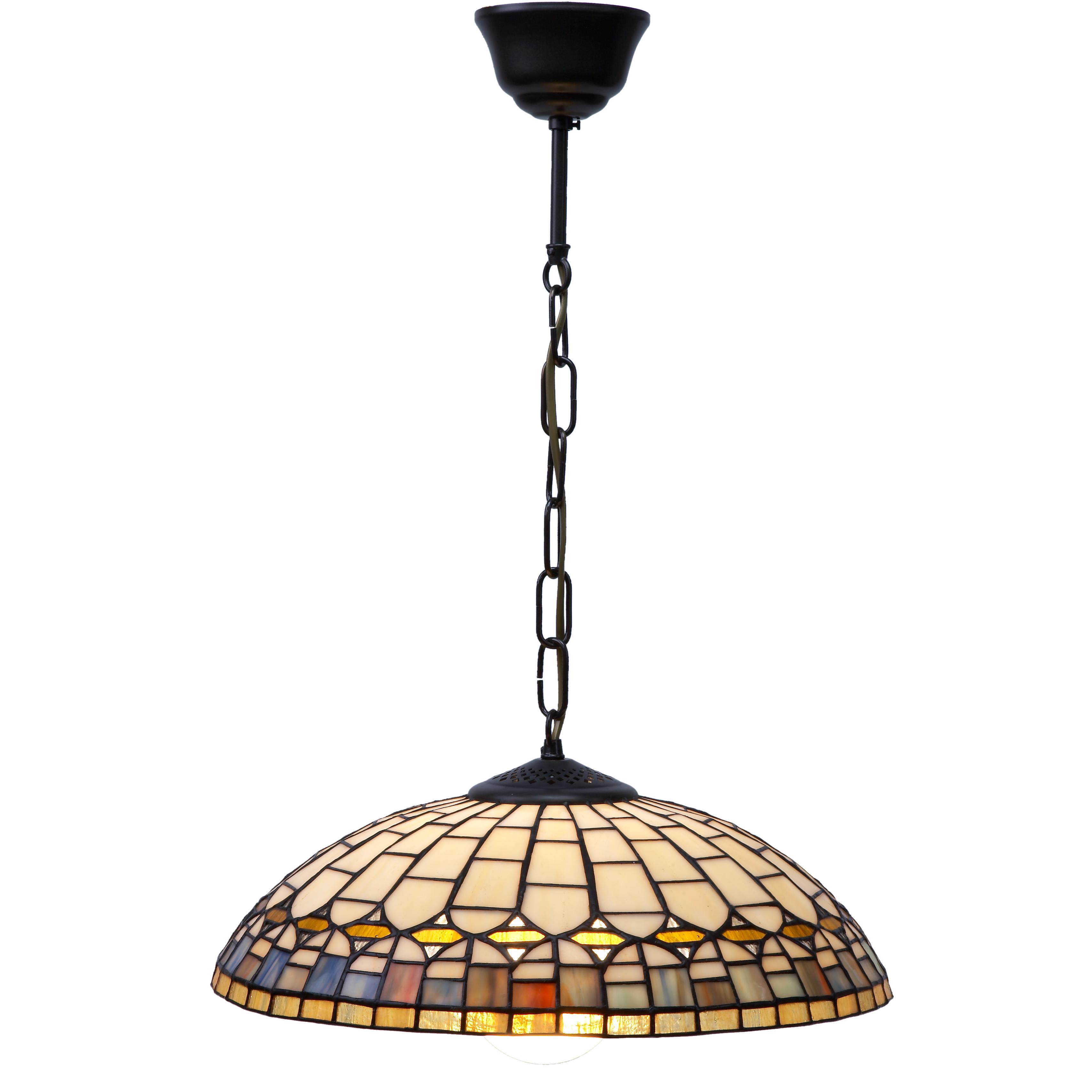 Colgante de techo con cadena y pantalla diámetro 40cm Serie Quarz FIJALO LG241099