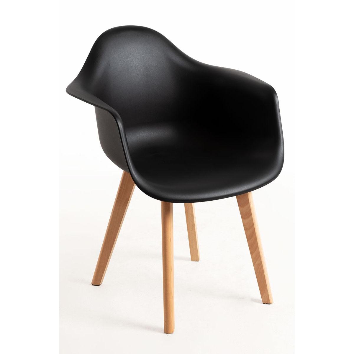 Regalos Miguel - Packs Sillas Comedor - Pack 2 Sillas Belu - Negro