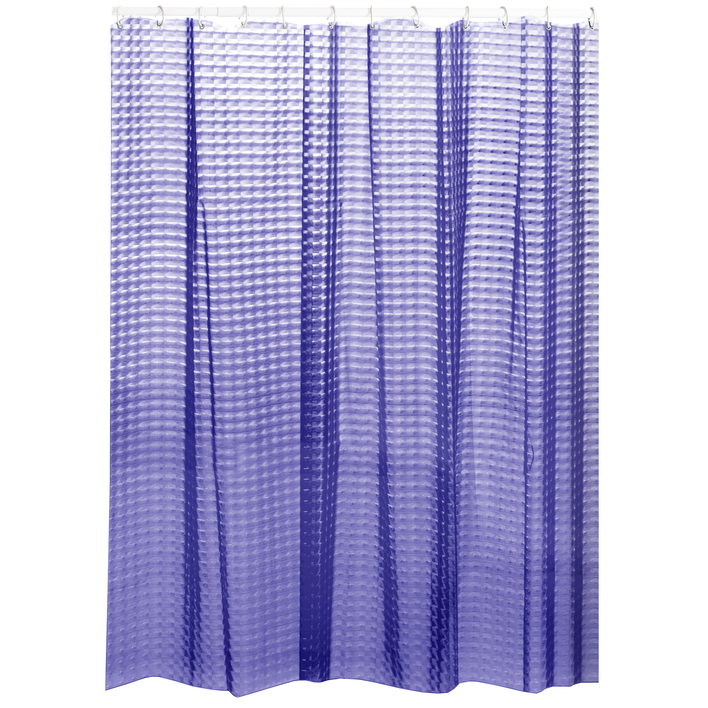 Cortina de Baño MSV Eva Premium 3D Violeta 180x200cm