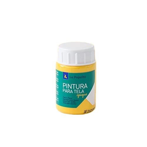 Pintura para tela opaca to-03 amarillo oro. 35ml la pajarita 207522