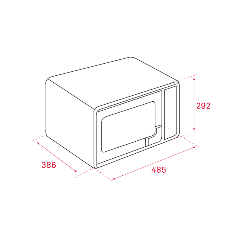 Microondas KromsLine KMM-20-DX INOX 900W 20L