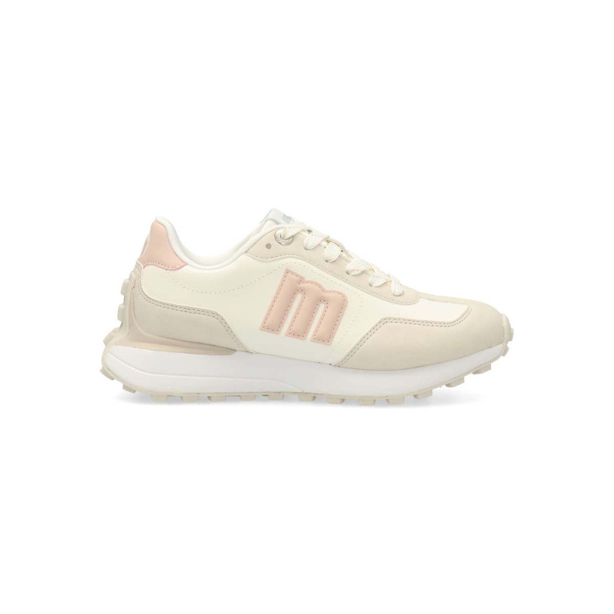 MTNG - Zapatillas sneakers Zinc para mujer, estilo retro deportivo, fabricadas en piel sintética con suela de goma gruesa y plantilla Starfit extraíble