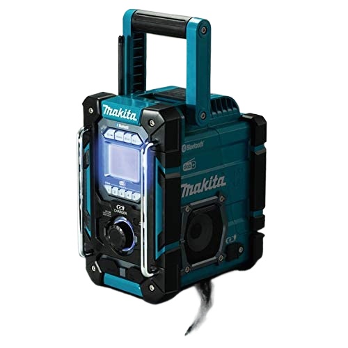 Makita dmr301 heavy duty construction radio with charging function for makita 12-14.4-18v lithium-ion slider batteries dab+am/fm+bluetooth function ®