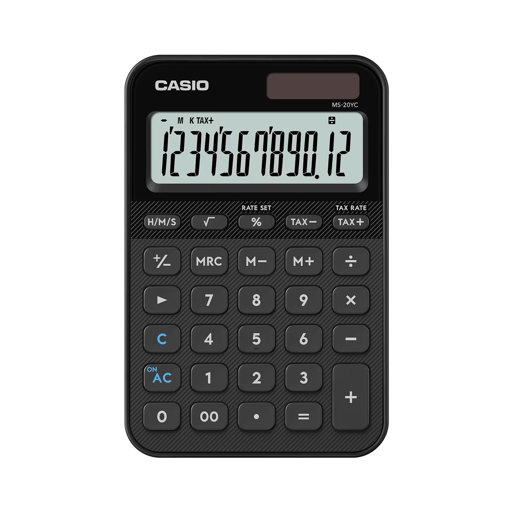 CASIO MS-20YC Negro / Calculadora de mesa