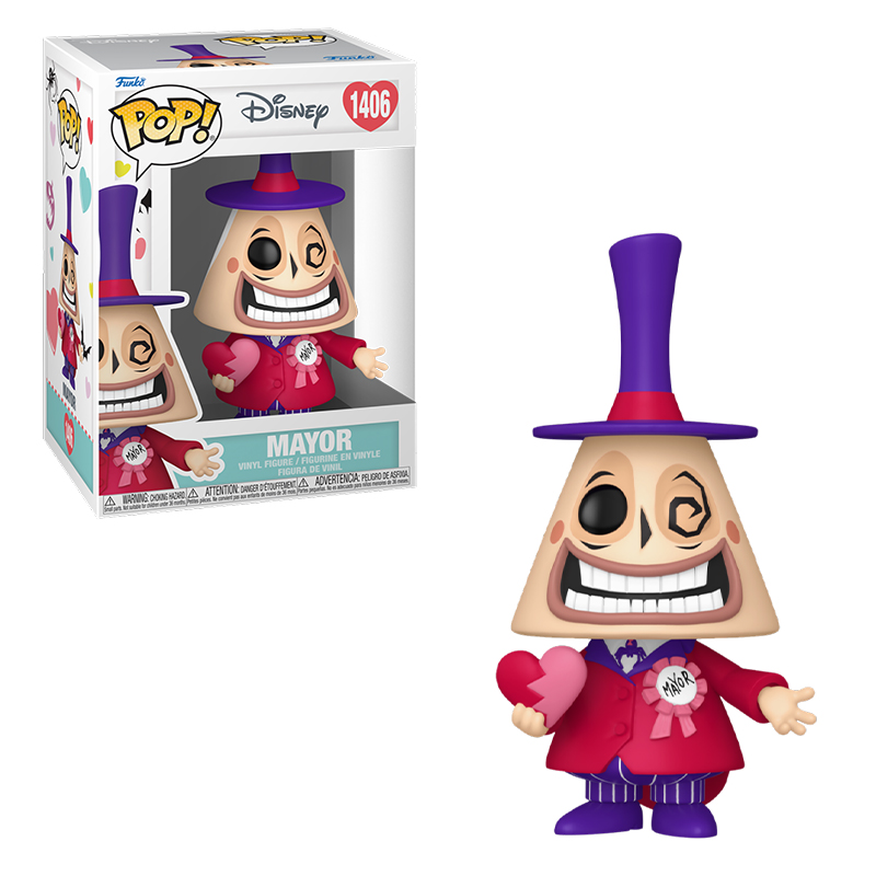 FUNKO POP! PESADILLA ANTES DE NAVIDAD: SAN VALENTÍN – ALCALDE, LICENCIA OFICIAL - 75768, Nº1406