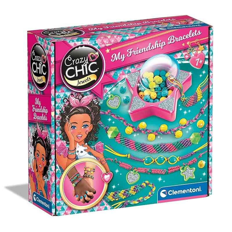 Crazy Chic Crea Pulseras de la Amistad (Clementoni 18747) CLEMENTONI