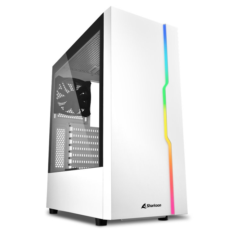 Sharkoon RGB slider ATX 2xusb3.0 2 xusb2.0 box without white source