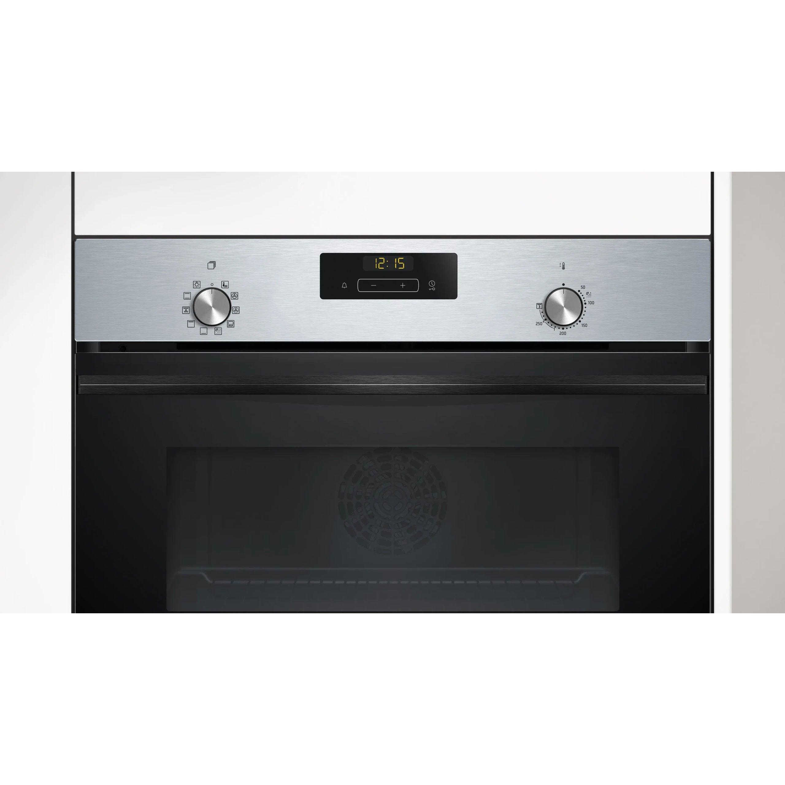 Horno Compacto Multifunción 60cm BALAY 3CB4130X3  | 47L, Clase A, Inox, Limpieza Hidrolítico / Vapor, Control Comfort