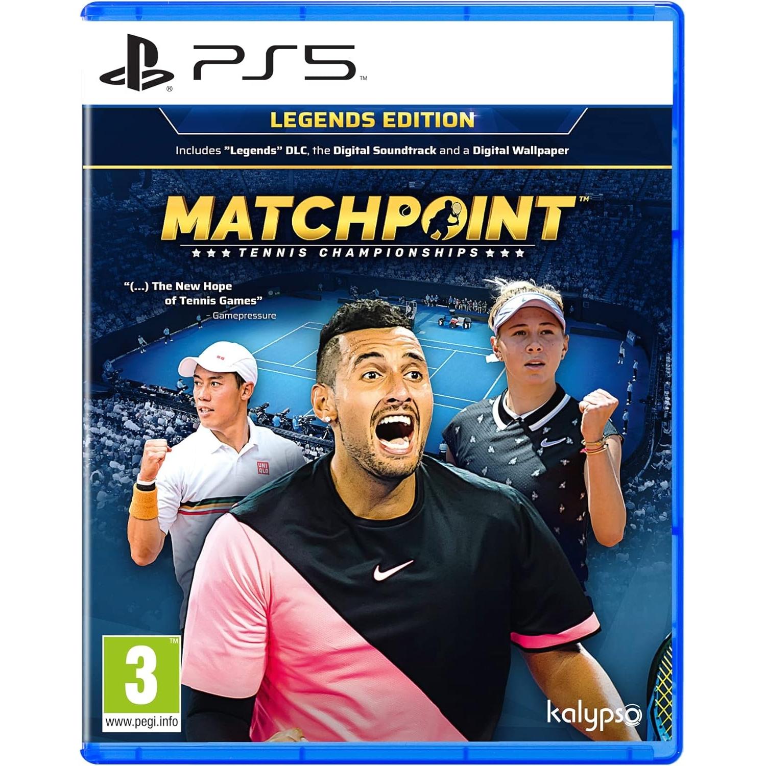 Matchpoint: Tennis Championships (Legends Edition) Juego para Consola Sony PlayStation 5 PS5