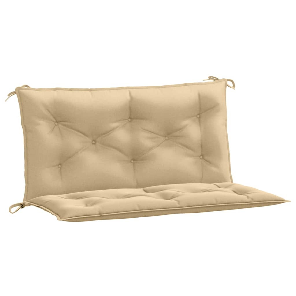 Vidaxl Cojines Banco Jardín Pack 2 Uds 100x50x7 Cm Antracita Melange