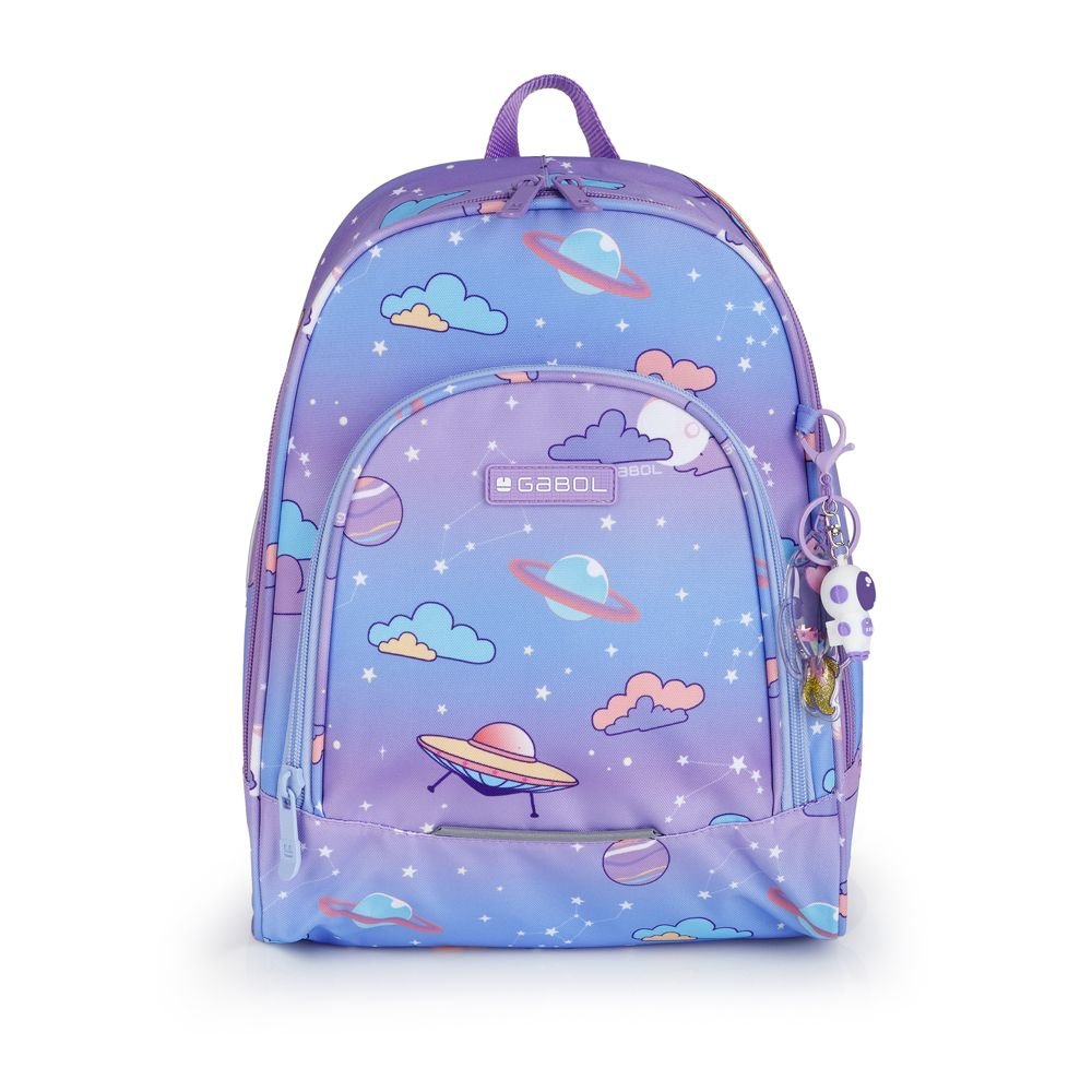 GABOL MOCHILA INFANTIL 34X27 COSMOS + COLGANTE COSMOS 9x34x27 Cms.
