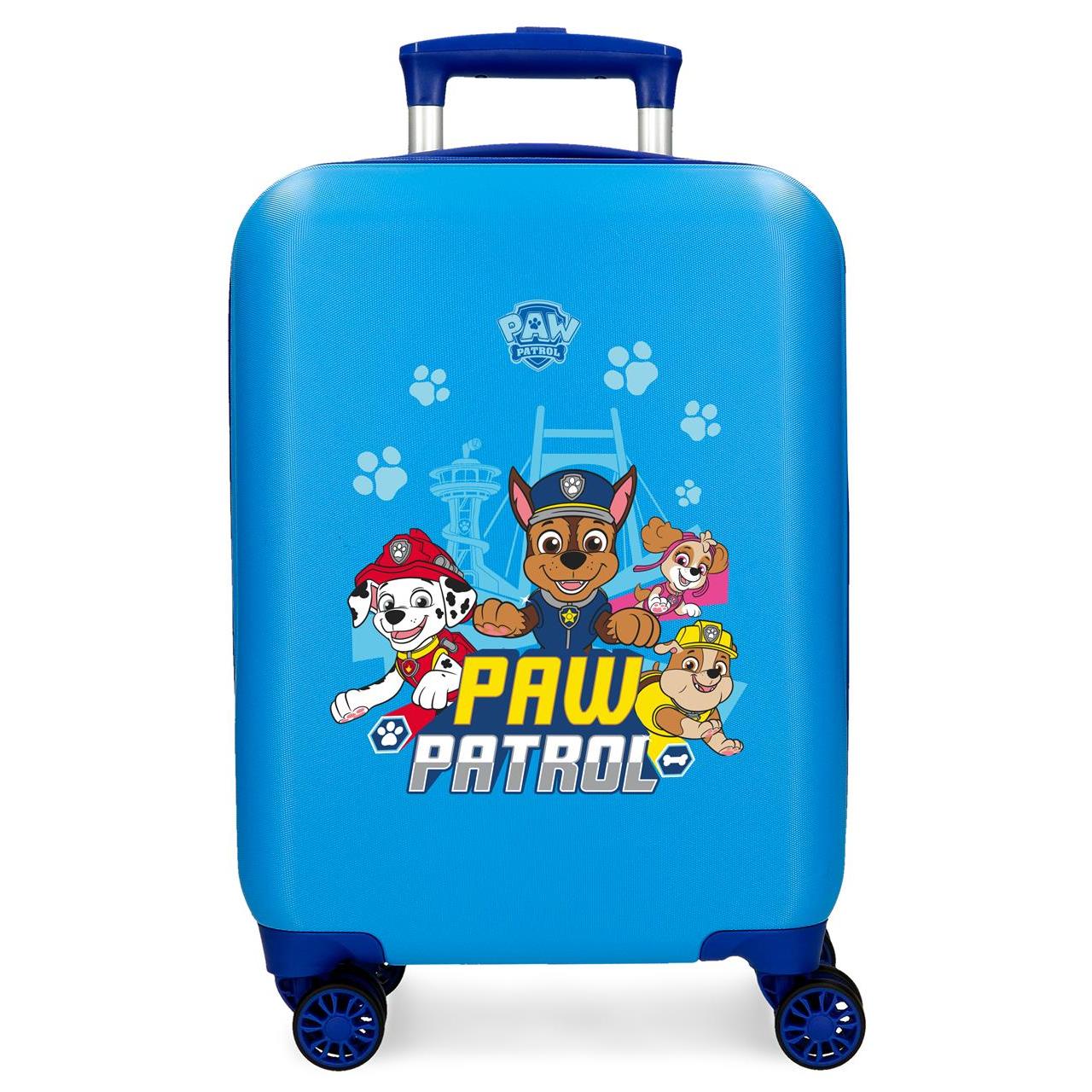 Patrulla Canina Maleta De Cabina ABS Rígida Always Heroic Azul