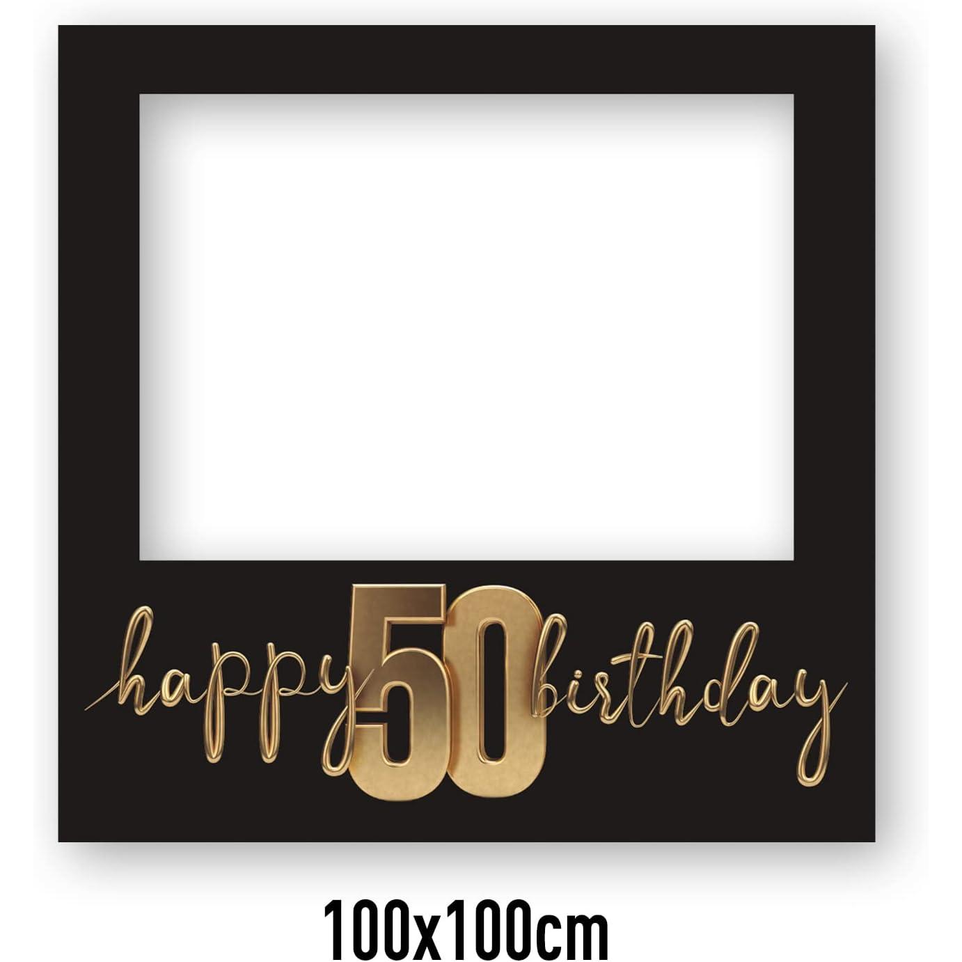 Oedim Photocall Feliz Cumpleaños 18, 100x100cm, Eventos o Celebraciones  puntuales, Ventana Troquelada, Photocall Divertido