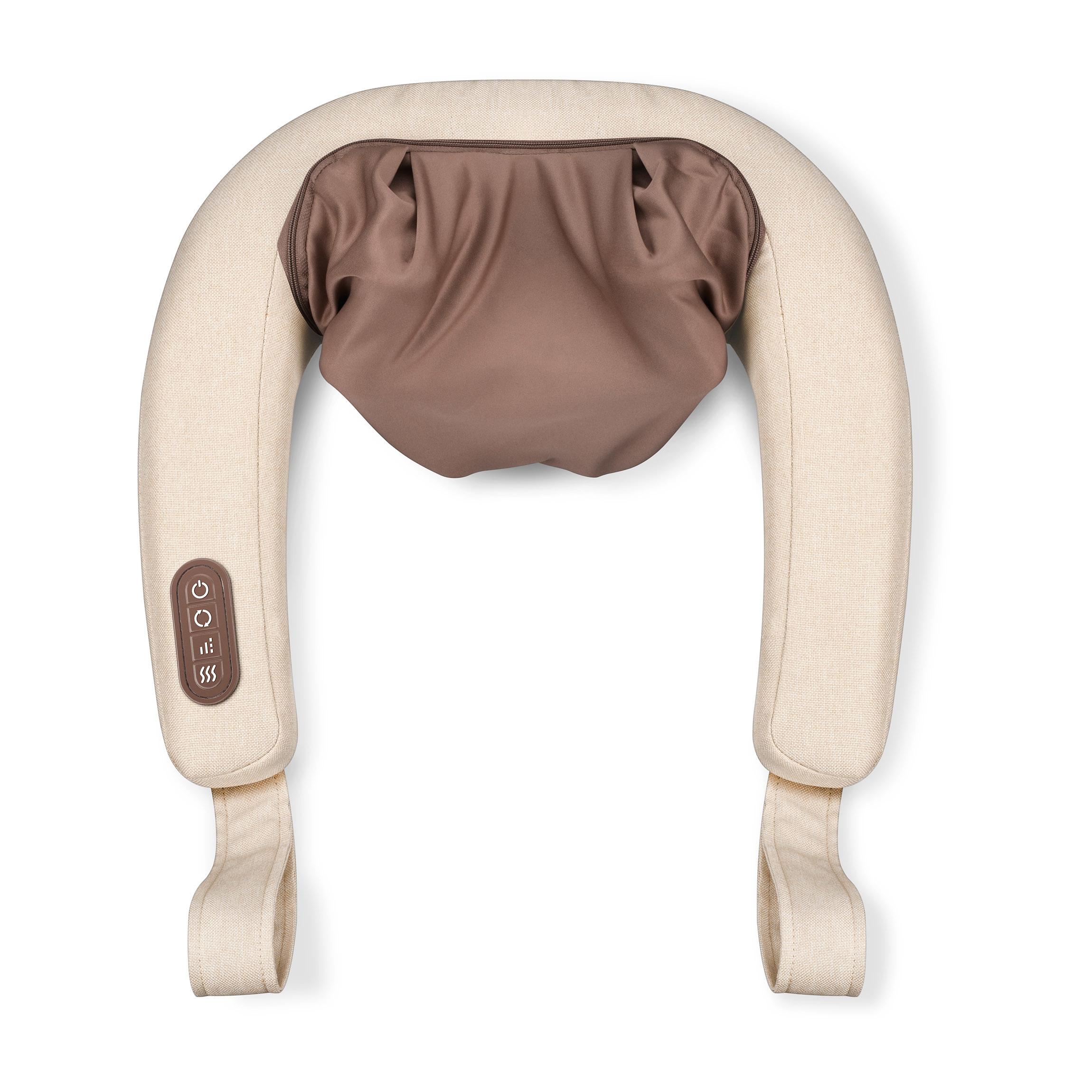 Beurer MG 153 Masajeador de cuello, masaje de amasamiento que simula las manos para el cuello, los hombros y las piernas, con función de calor y desconexión automática