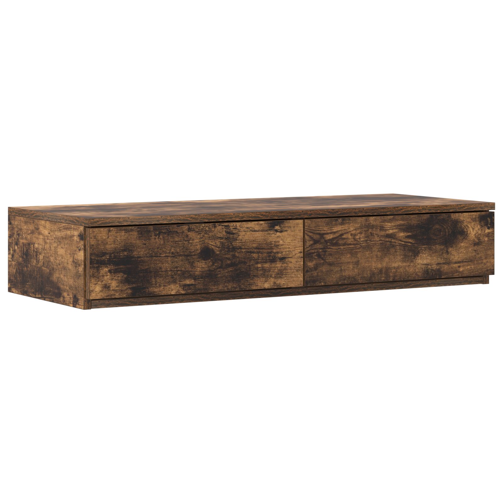 Cajones para Cama vidaXL de Roble Ahumado 90x36,5x16,5 cm en Madera