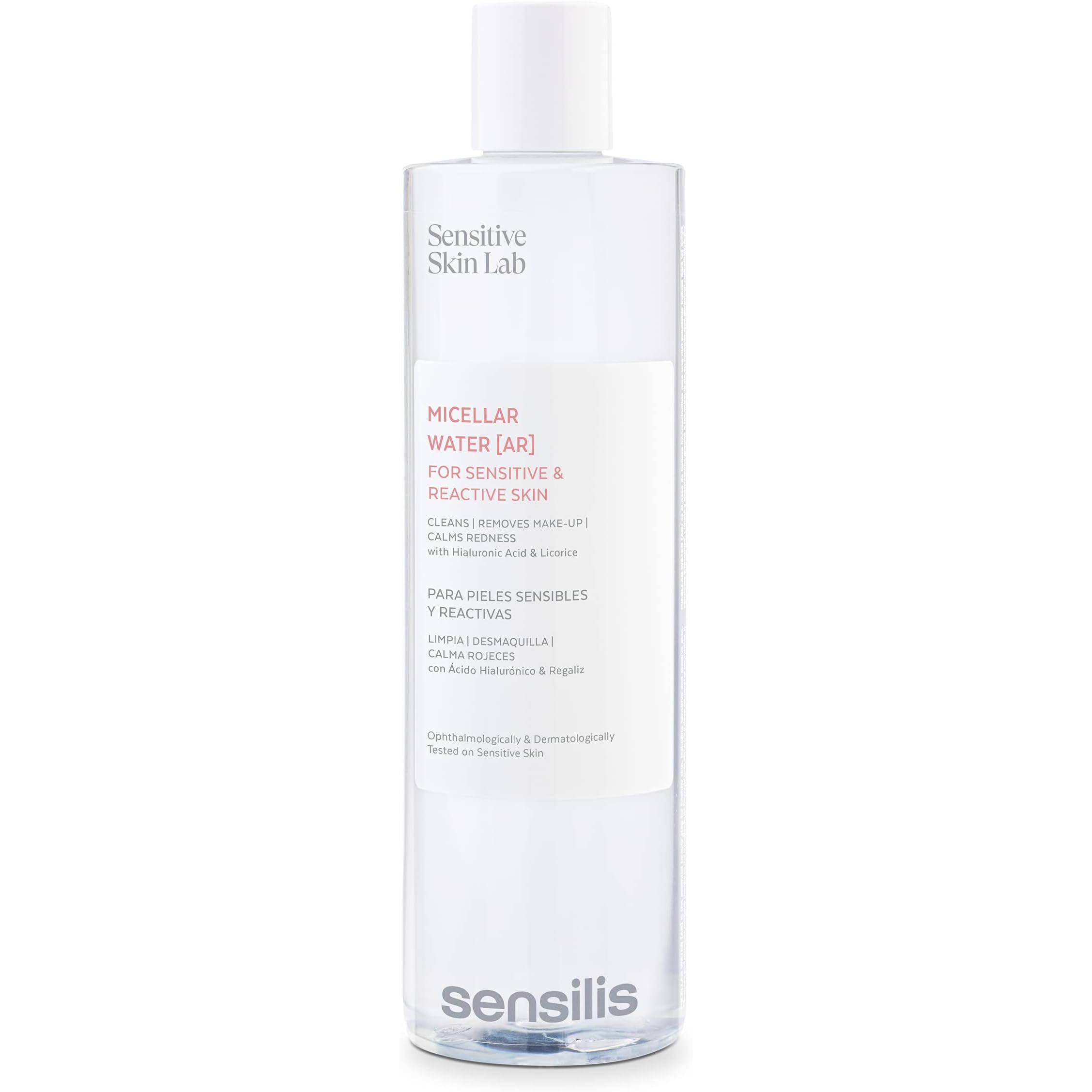 Sensilis Agua Micelar [AR] 400 ml para Pieles Sensibles - Hidratación y Calmante con Ácido Hialurónico y Extracto de Regaliz