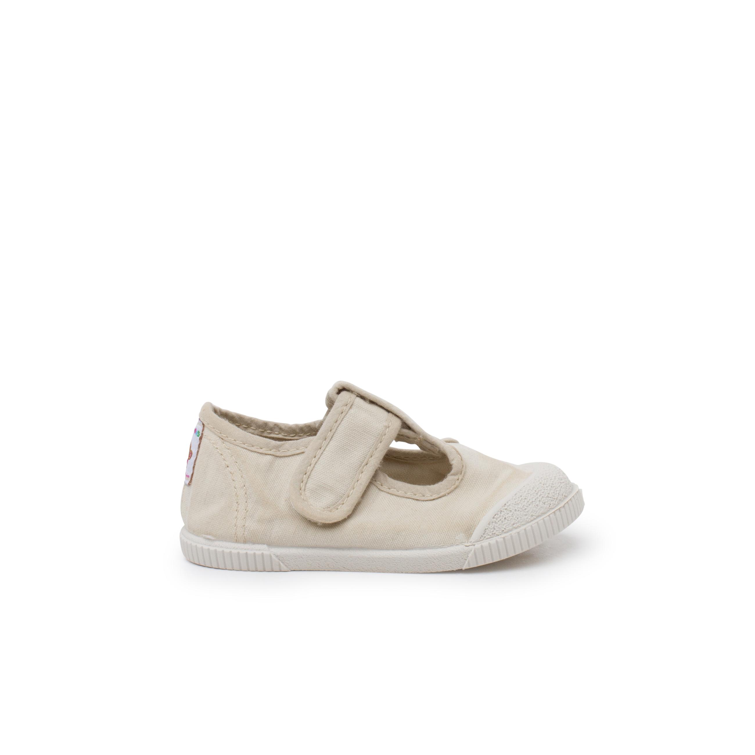Pisamonas Pepitos puntera barefoot lona lavada