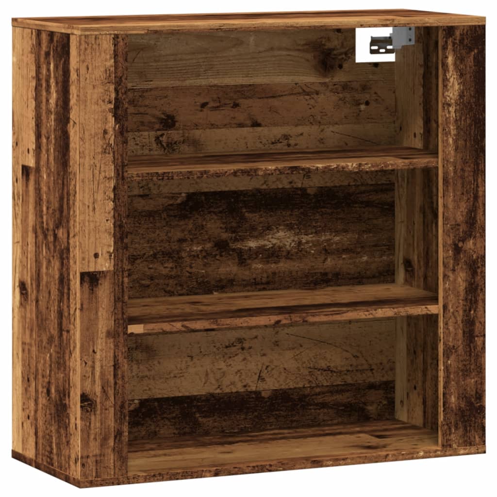 vidaXL Armario de pared madera contrachapada 80x33x80 cm Multicolor
