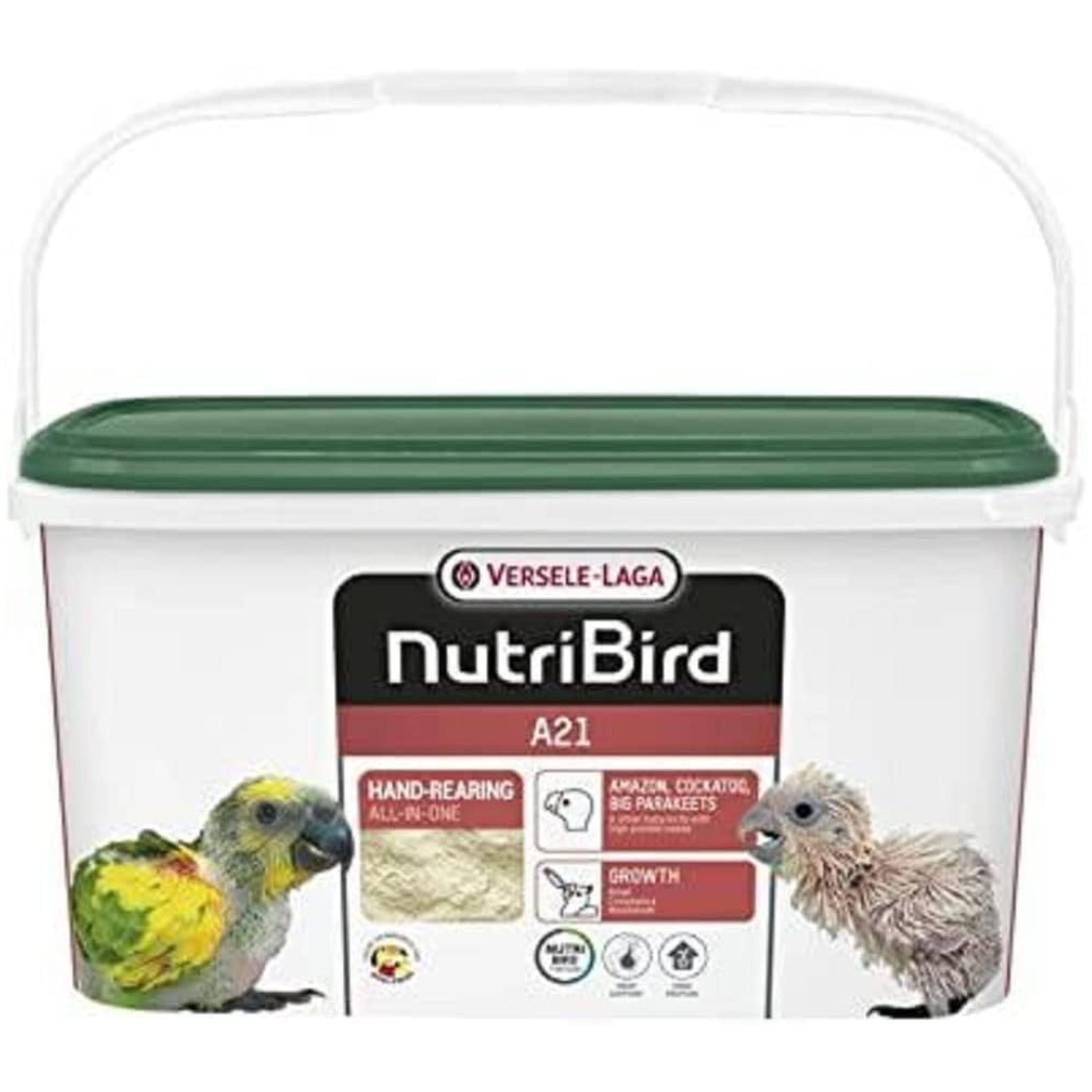 Versele-Laga Nutribird A21 3 Kg. Cria Manual Para Pajaros Pequeños