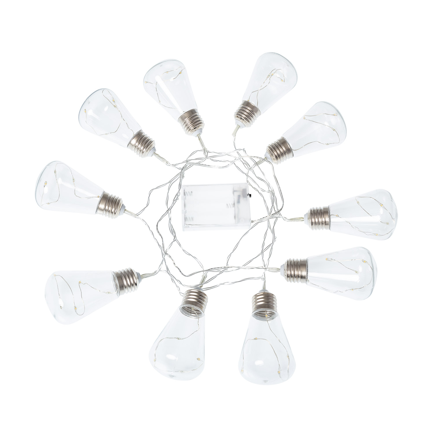Ledkia Guirnalda de Bombillas LED Edison 2m 3000K Blanco Cálido