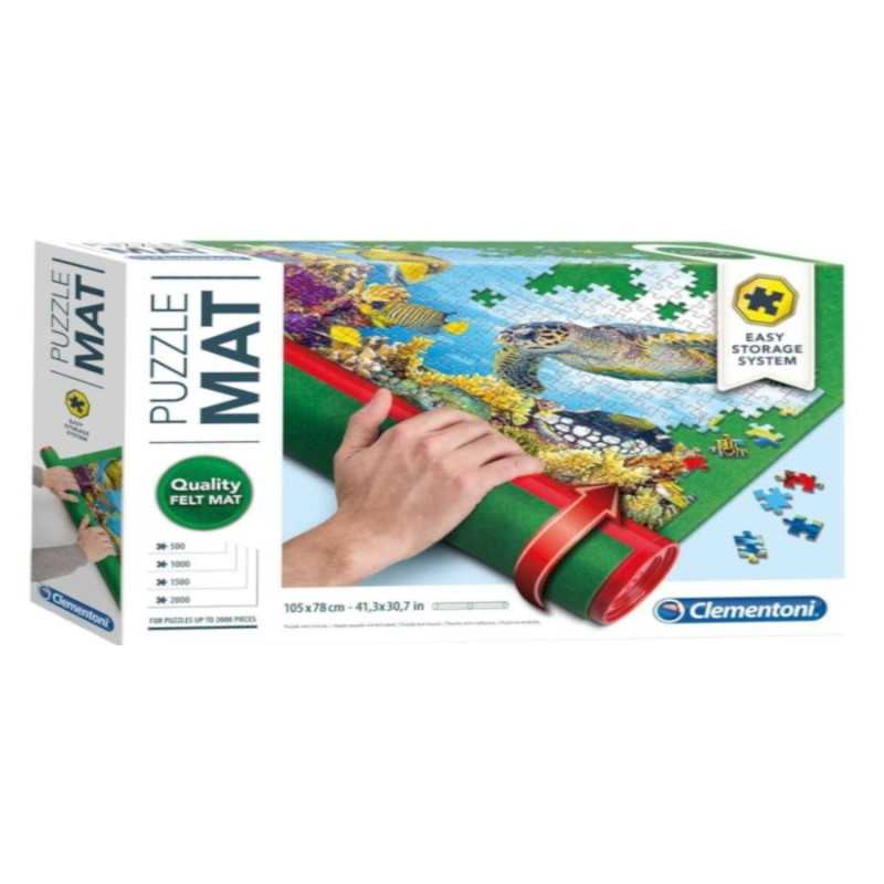 Tapete para Puzzle Universal hasta 2000 Piezas - Puzzle Roll verde - Clementoni