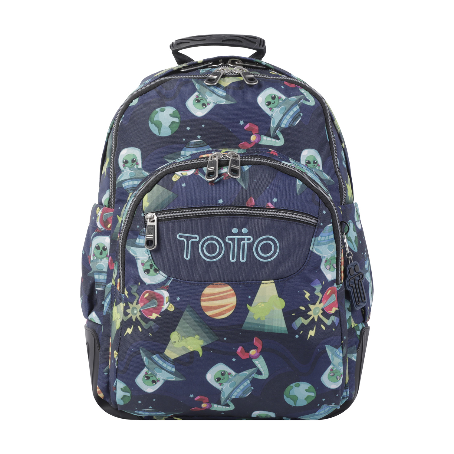 Totto Mochila escolar Crayoles Material: Poliéster 33 x 44 x 13.5 cm