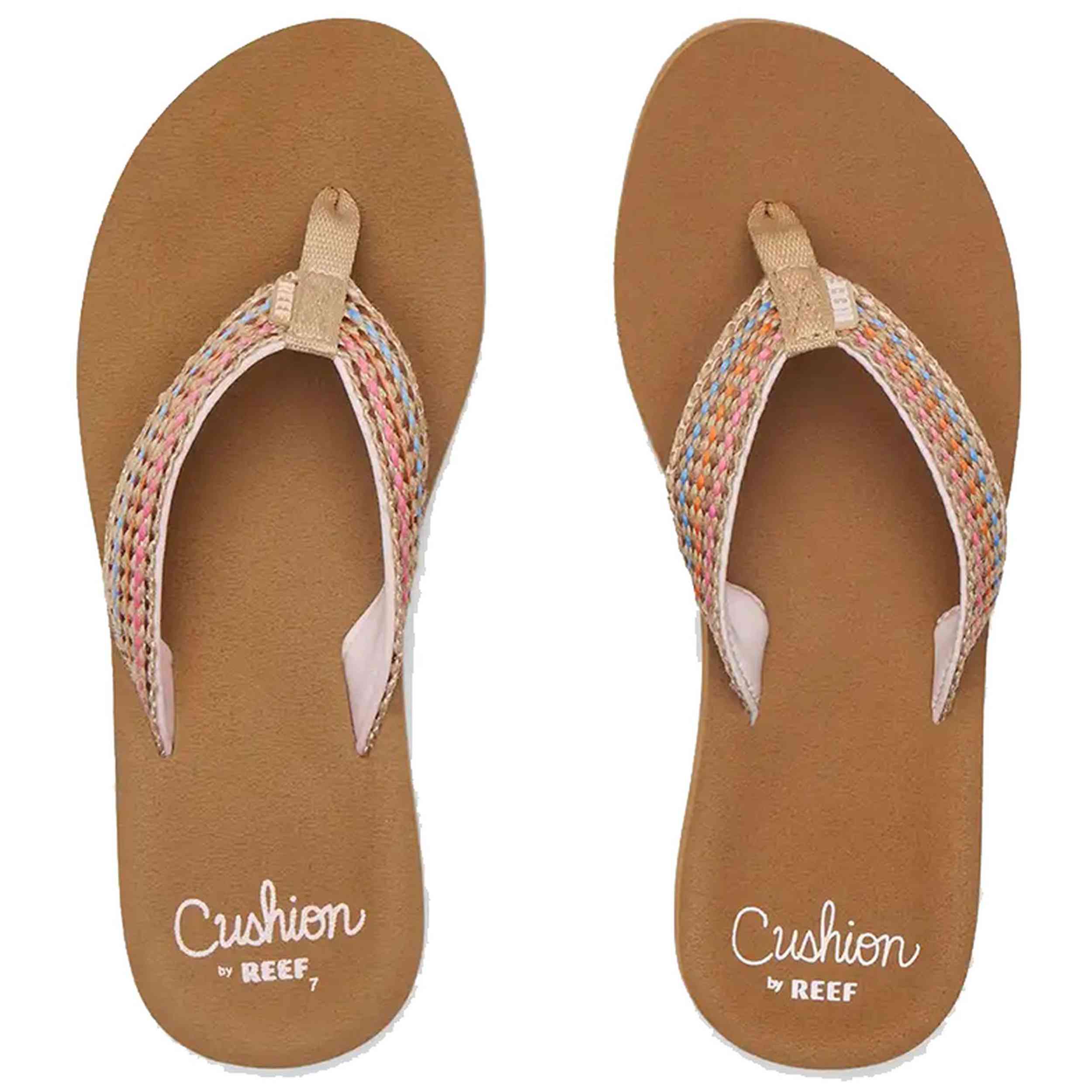 Chanclas Reef modelo CJ7336 para Mujer en color Beige