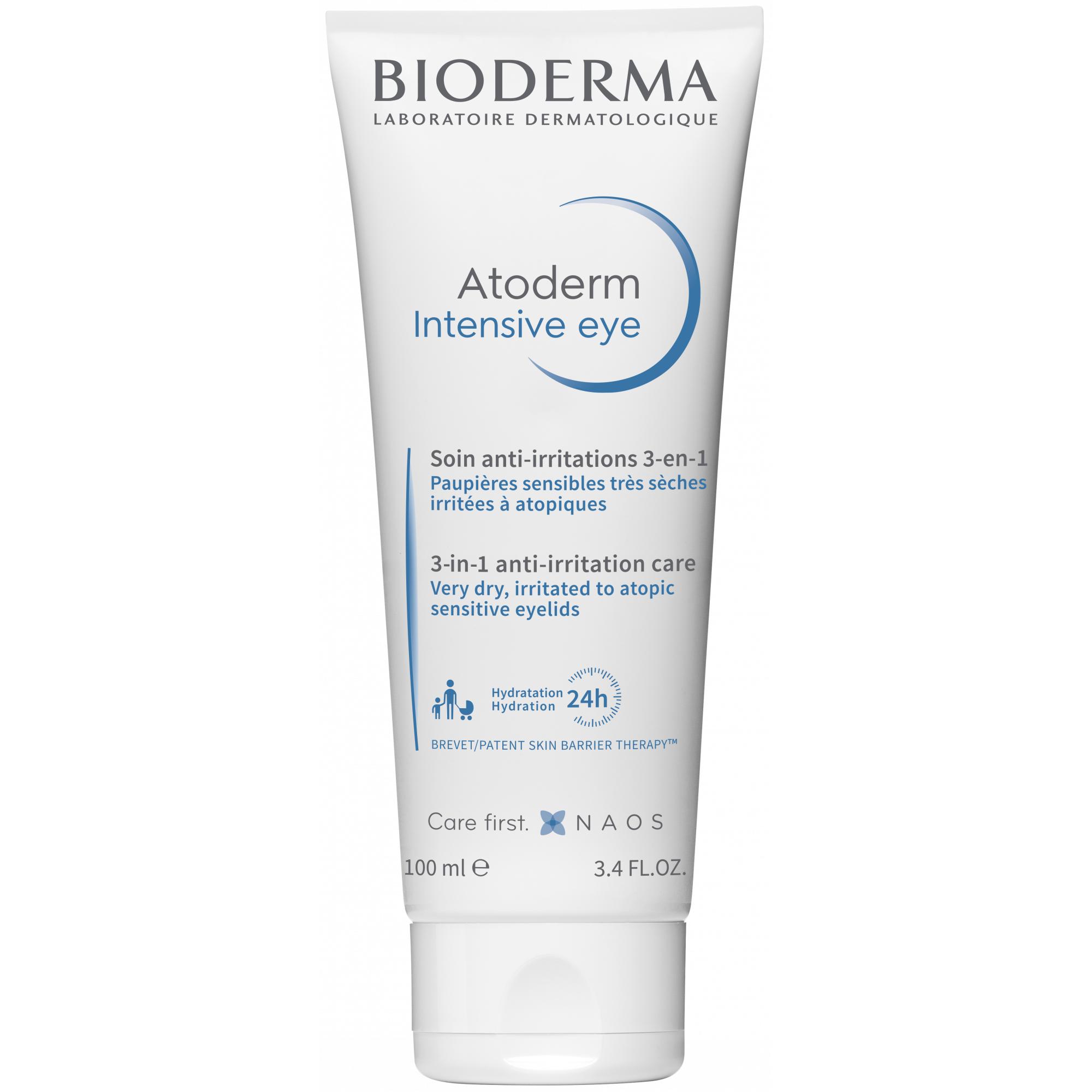 Atoderm Intensive Eye Cuidado 3 en 1 para párpados irritados - Bioderma