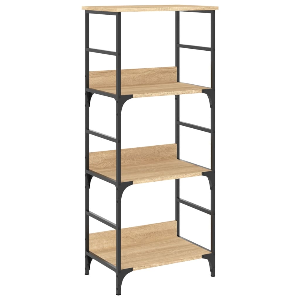 vidaXL Estantería de madera de ingeniería 50x33x117,5 cm Multicolor