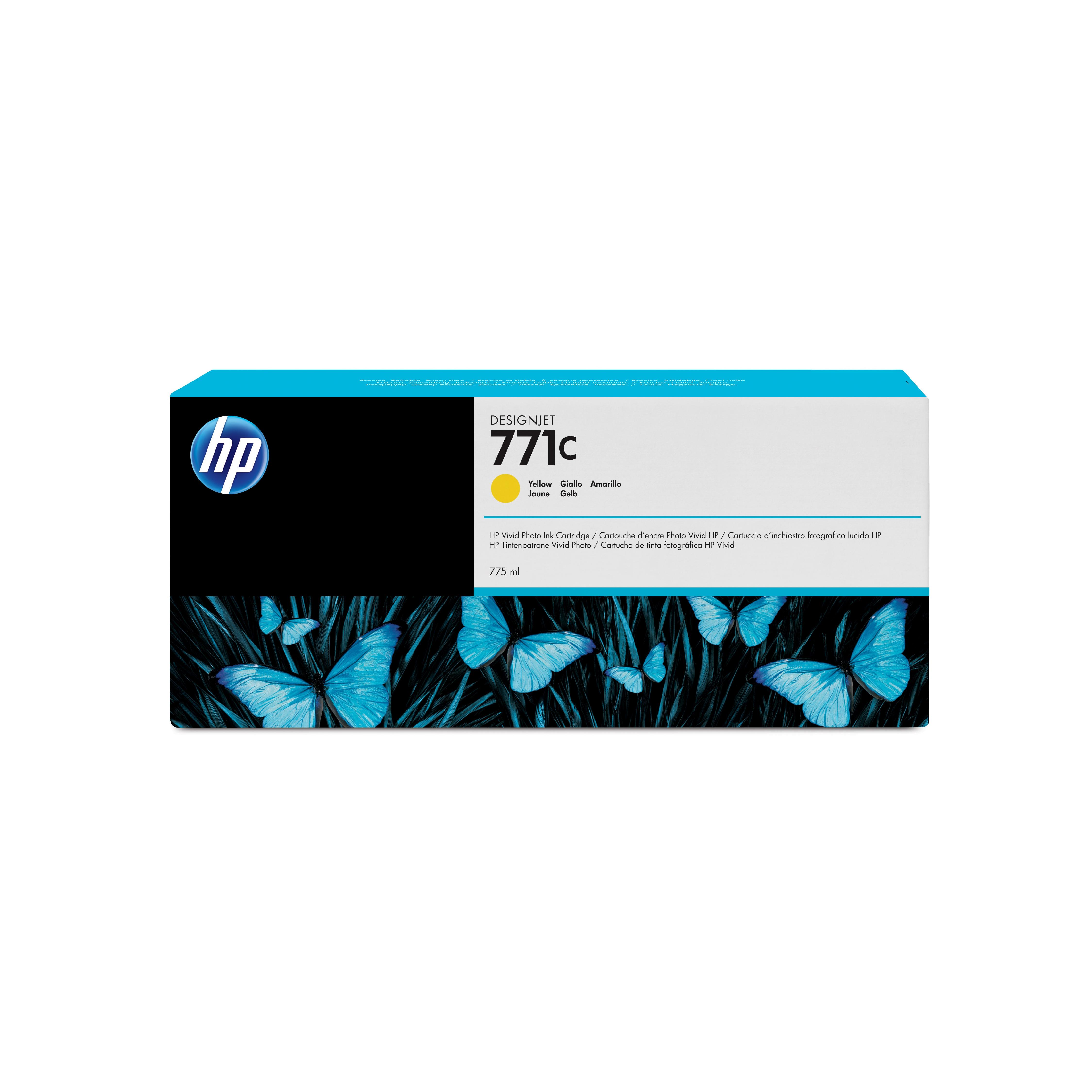 Cartucho de tinta Original HP 771C Amarillo