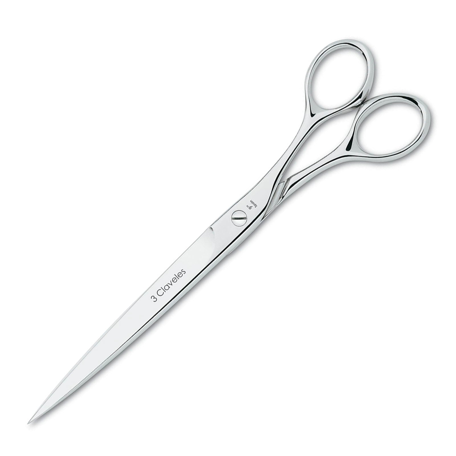 3 Claveles - Tijeras de Escritorio Profesionales, Varios Usos, 22.5 cm - 9"
