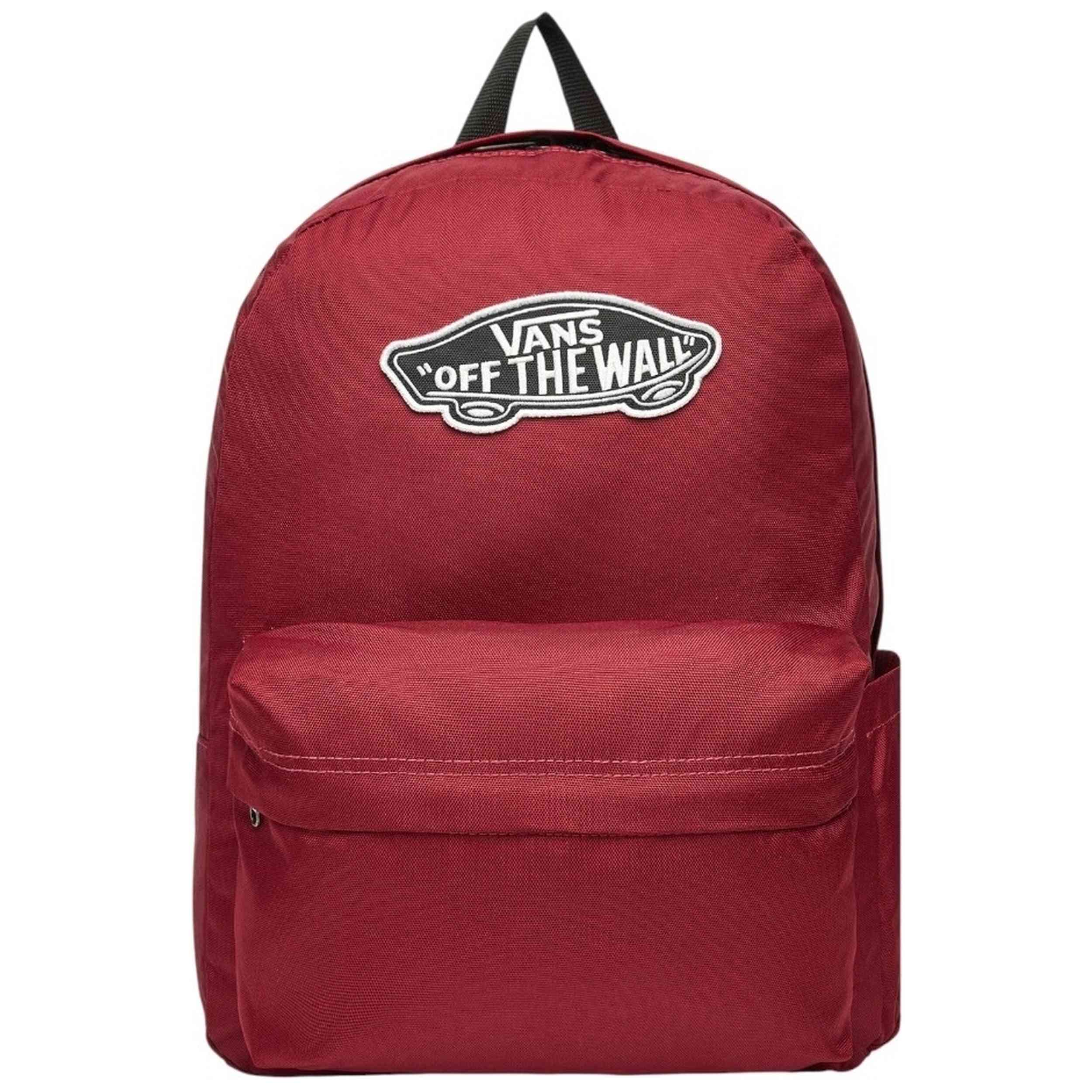 Mochila Vans modelo Old Skool Classic Backpack en color Rojo