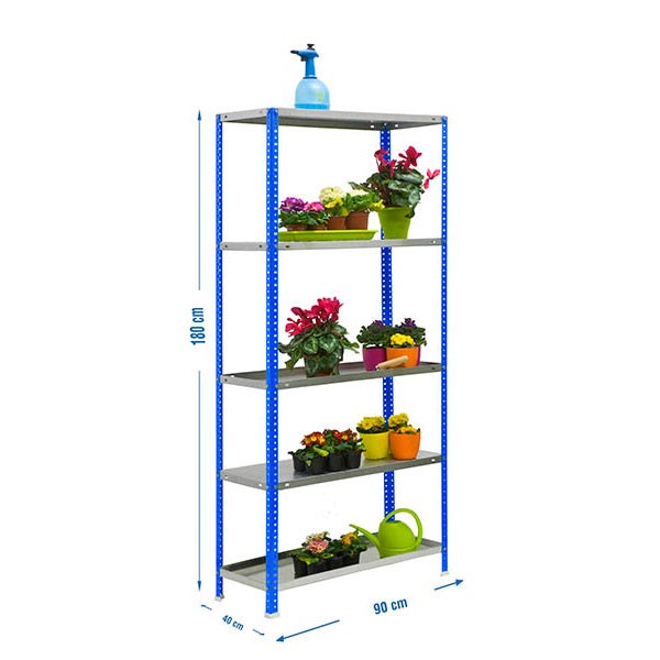Estantería SIMONRACK Simongarden comfort 5/400 azul/galva
