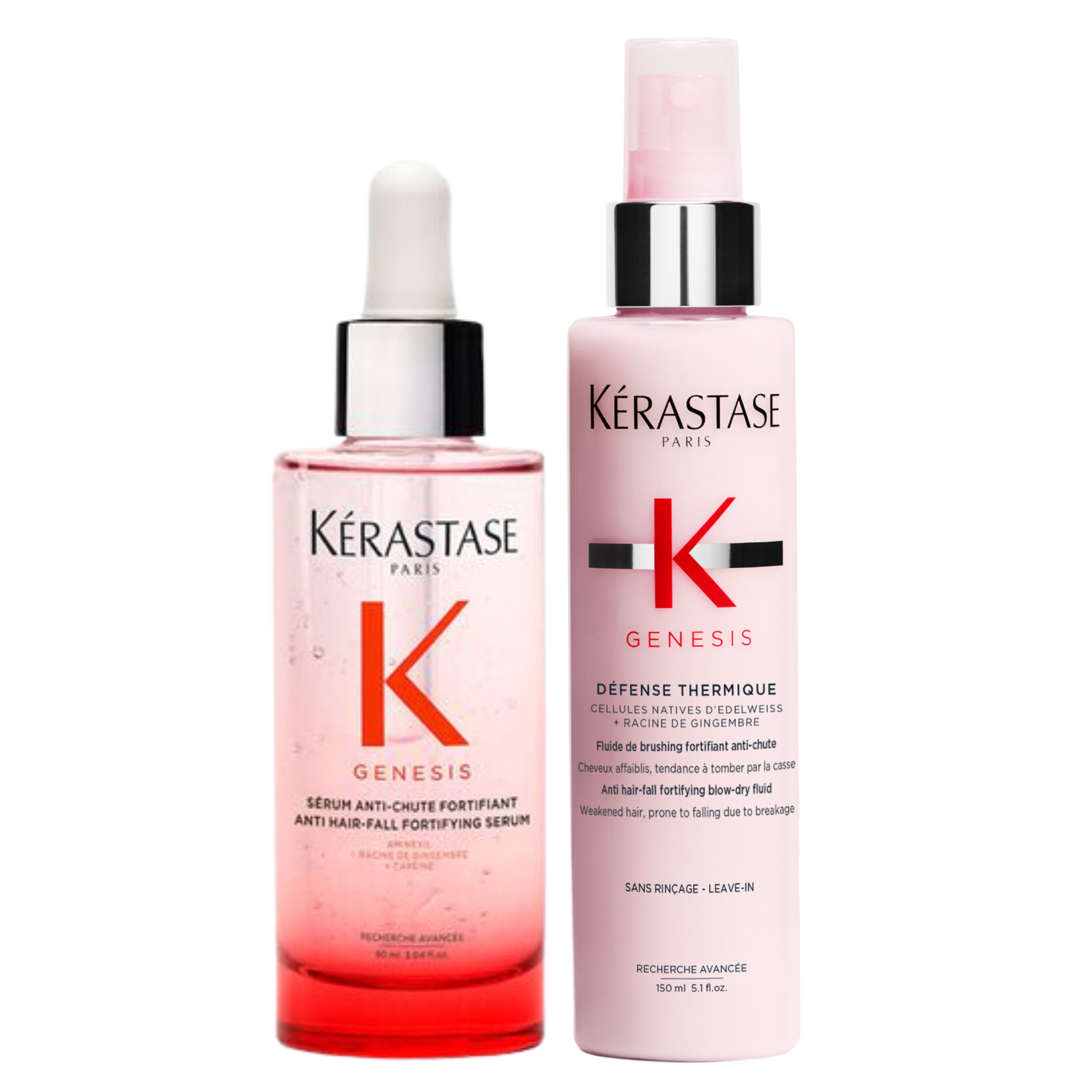 Pack Kérastase Genesis Sérum Anti-Chute Fortifiant x2 – Tratamiento Anticaída y Fortalecedor