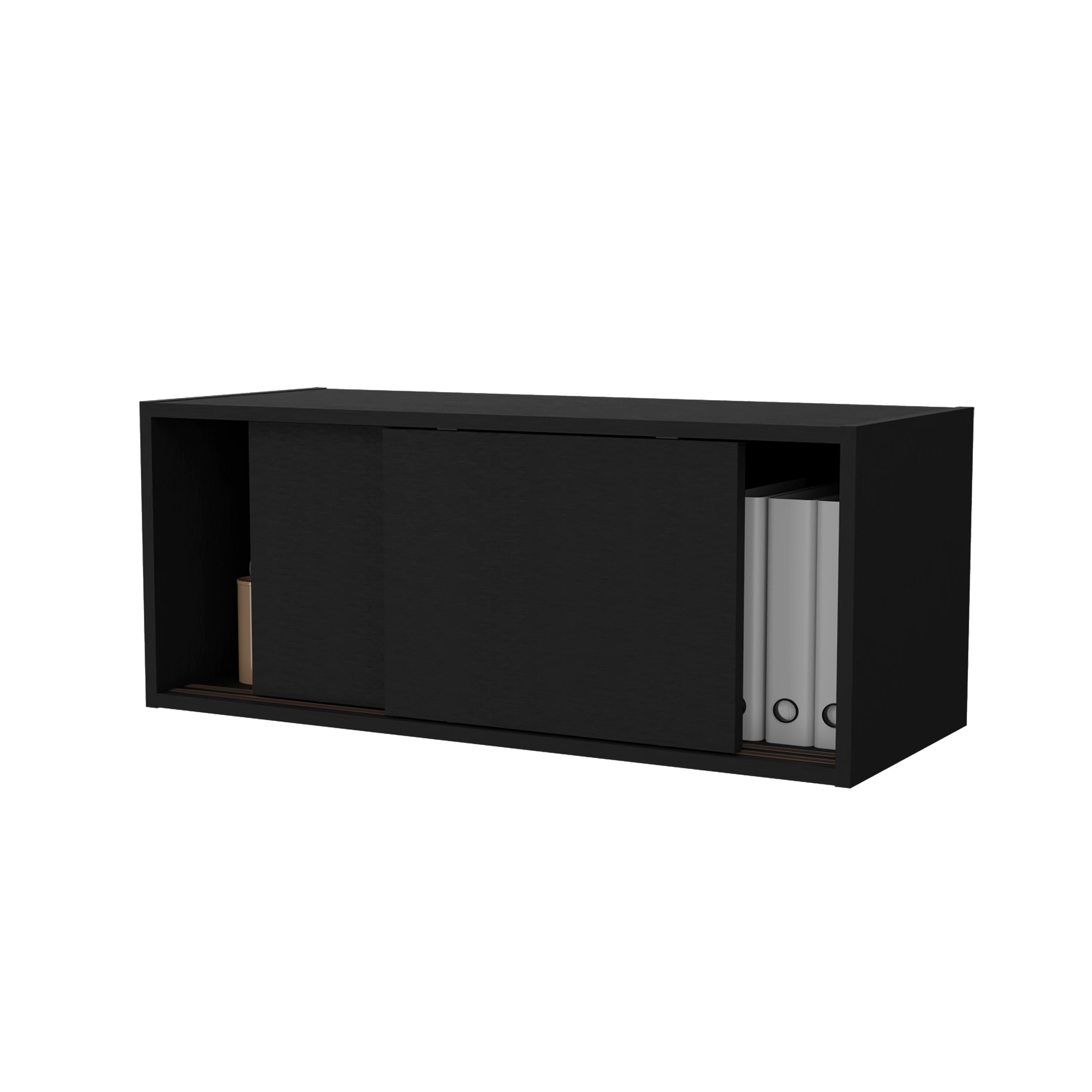 Anegan gabinete flotante con puerta corredera para almacenamiento