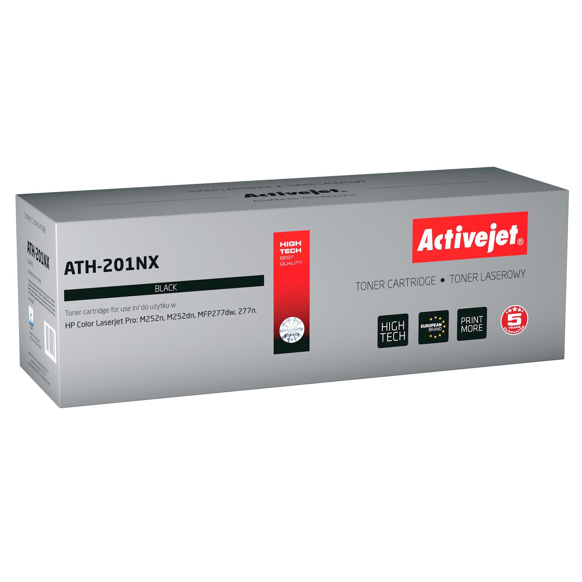 Activejet Tóner Compatible HP CF400X para Impresión Láser Negra de Alta Calidad