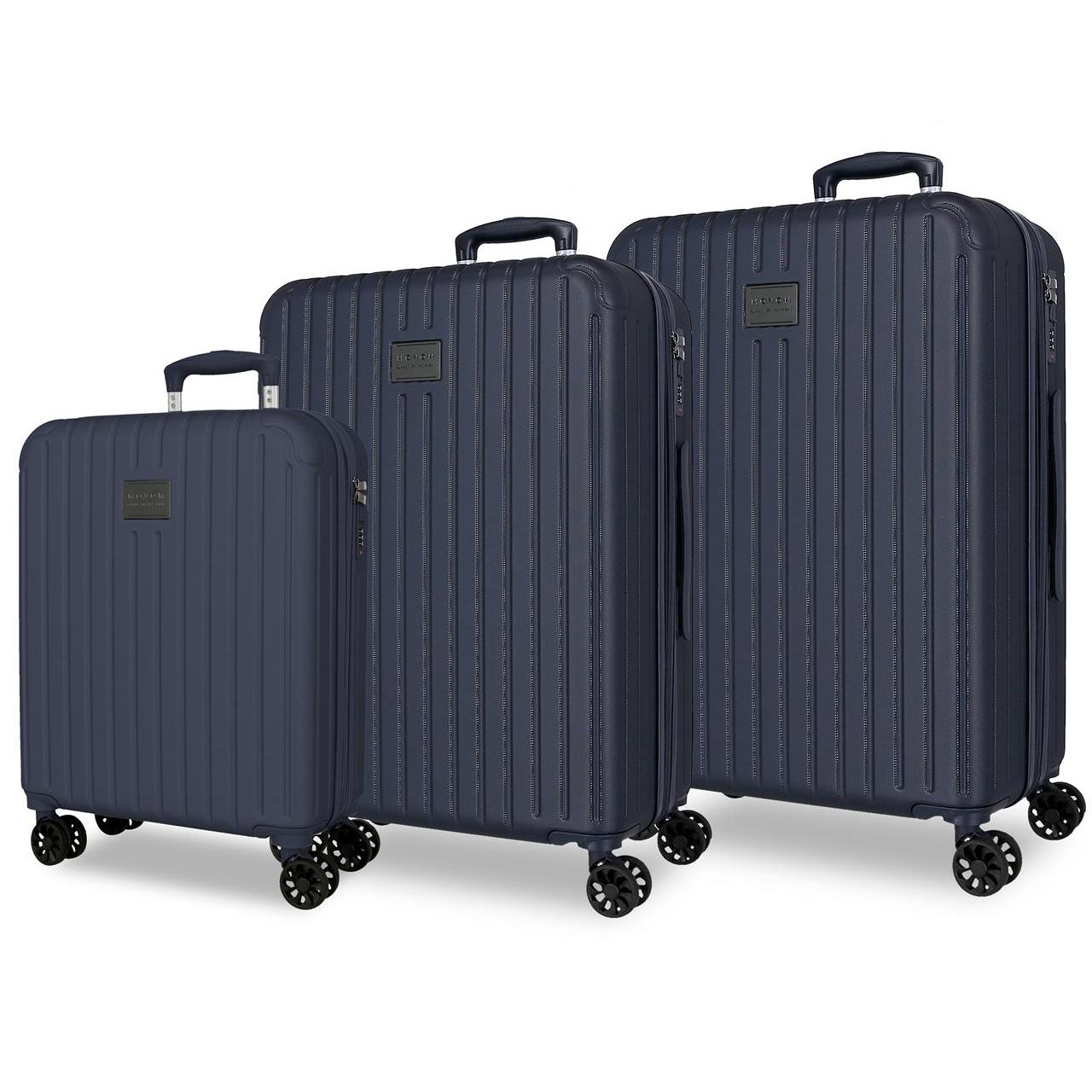Juego de maletas expansible Movom Timber 55-68-78cm