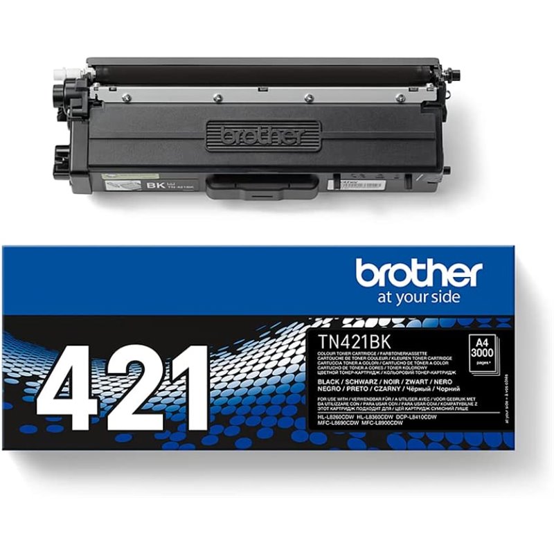 Toner Brother TN421BK Negro DCP-L8410 HL-L8260 MFC-L8690 3000 PAG