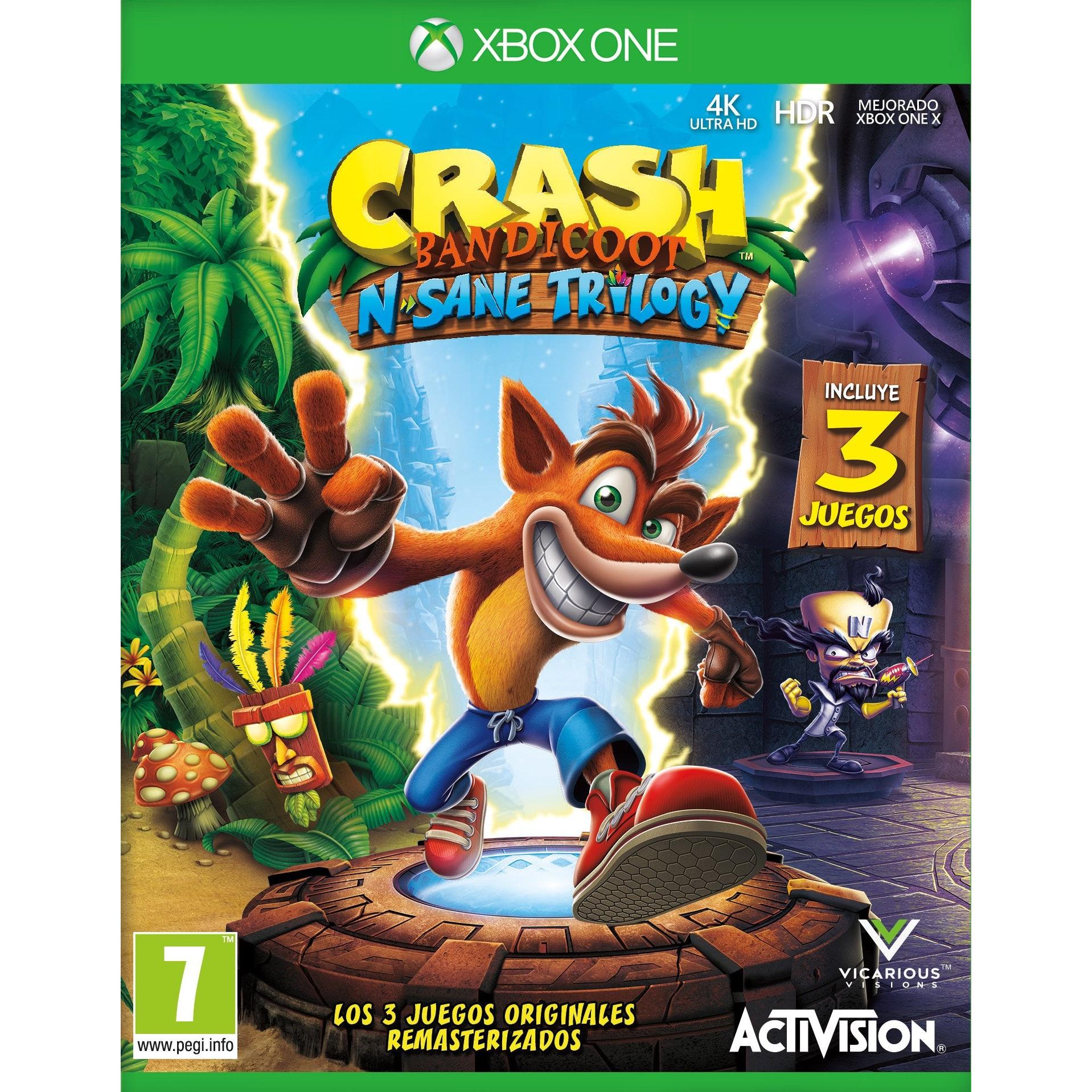Crash Bandicoot N.Sane Trilogy XBOX - ONE PAL ESP - Nuevo