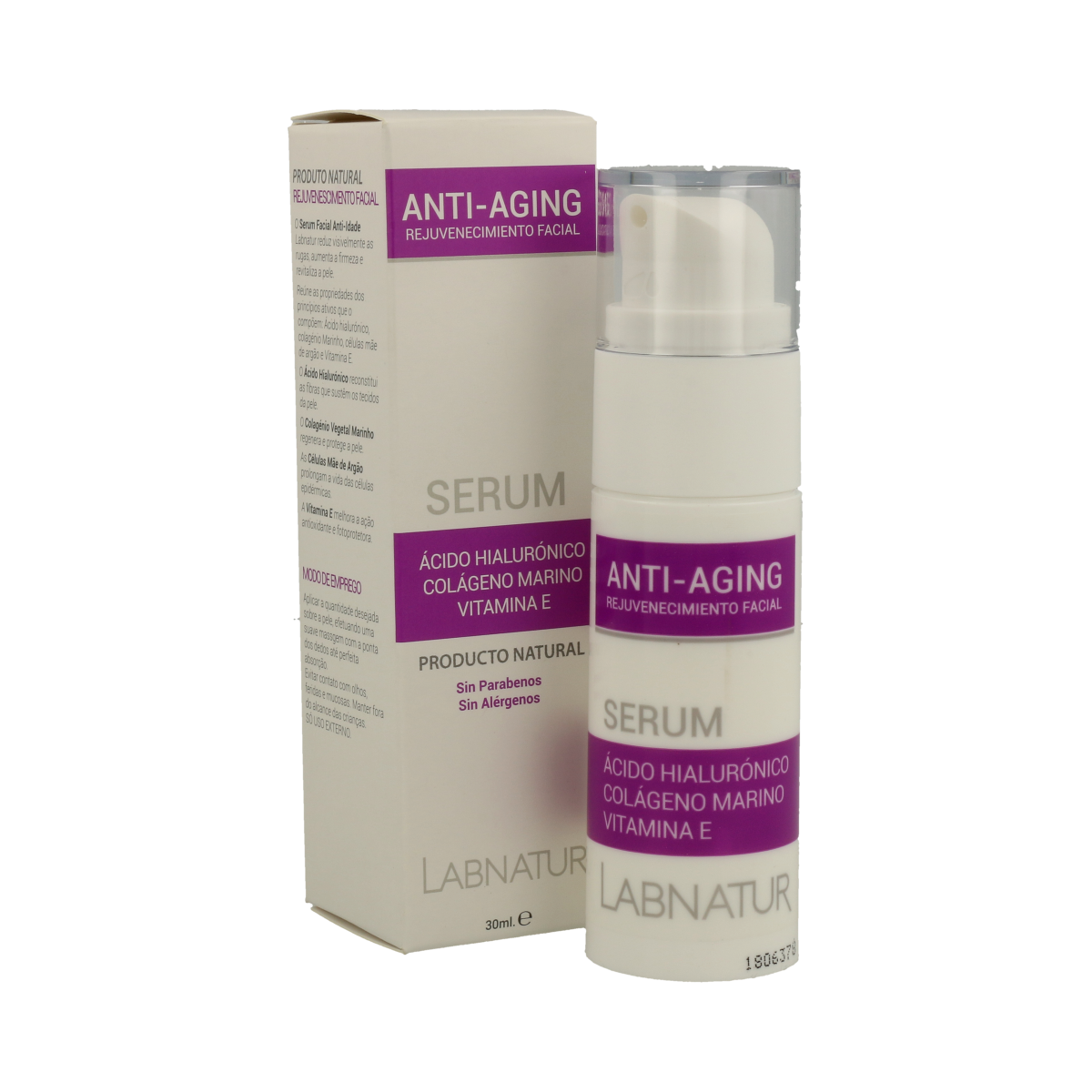 Sérum facial con ácido hialurónico 30 ml de sérum Labnatur