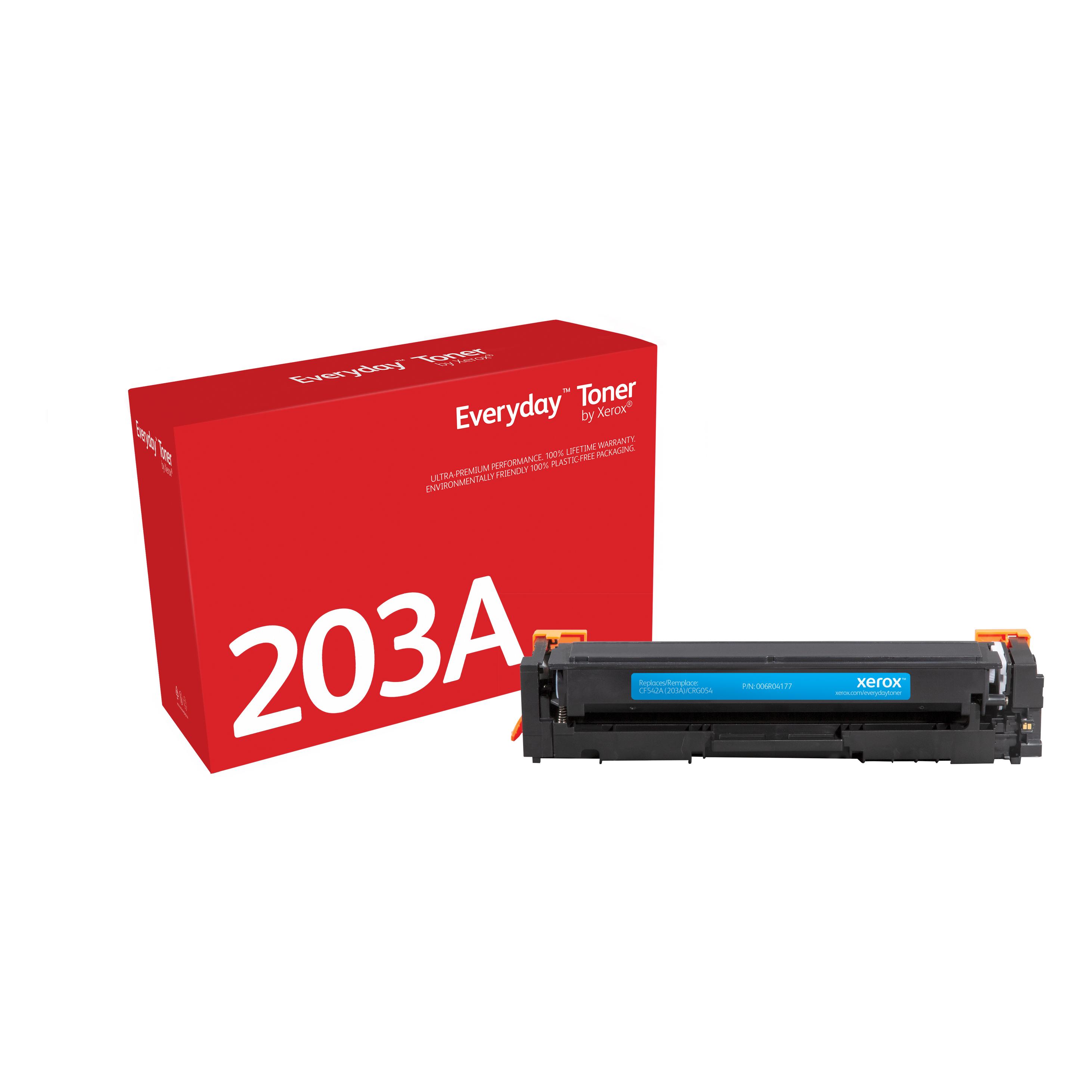 Compatible Everyday Tóner Cian Equivalente a CF541A/CRG-054C para HP LaserJet MFP M280, HP LaserJet