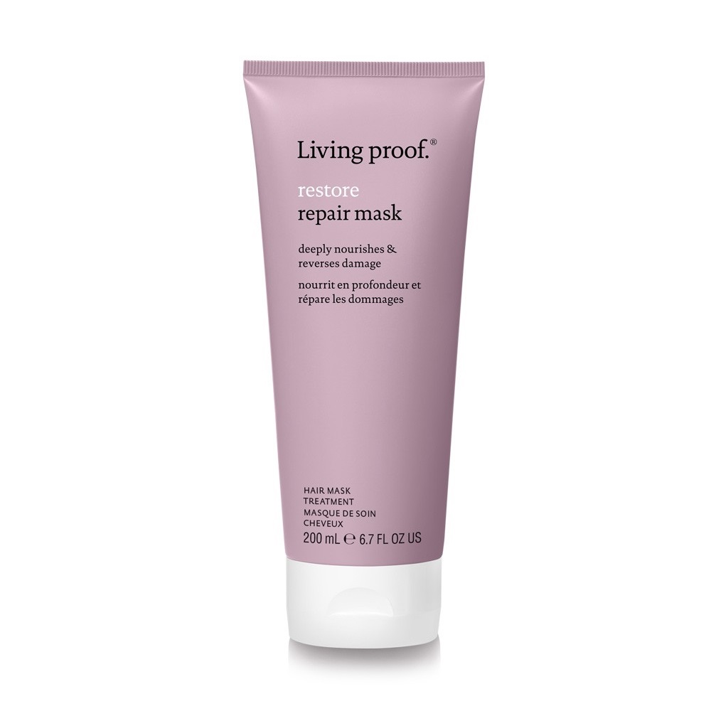 Living Proof Restore Repair Mask 200 Ml. / Mascarilla reparadora de acondicionado profundo que repara el cabello seco y dañado, brindando suavidad, brillo y duraderos.