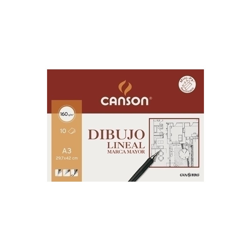 Canson - LAMINA G-C DIBUJO MARCA MAYOR M.PK 10 A3 C200408991