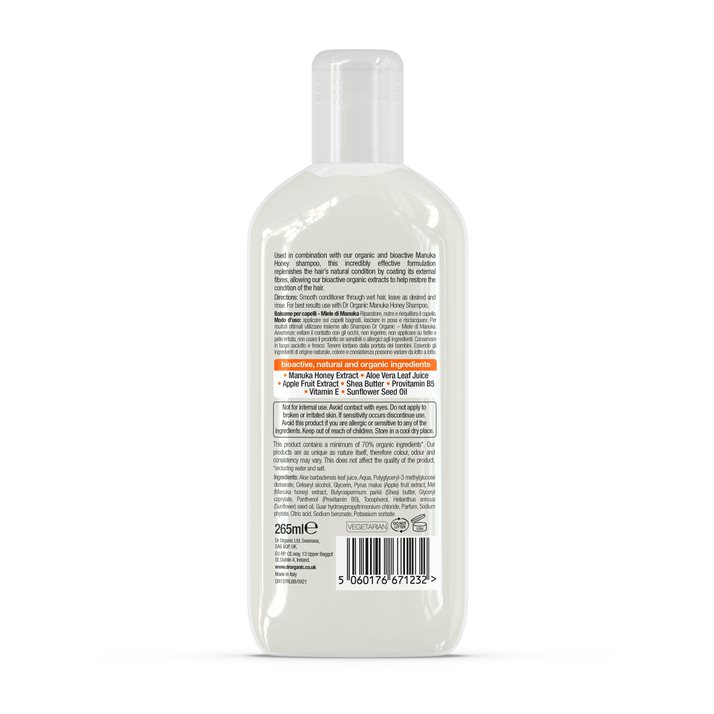 Acondicionador de Miel Manuka Orgánica 265 ml Dr. Organic