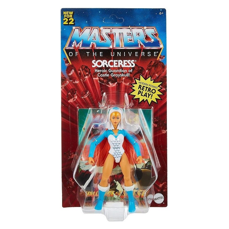 Masters of the Universe Origins Hechicera Sorceress figura de acción Mattel HDR91 CPAHDR91