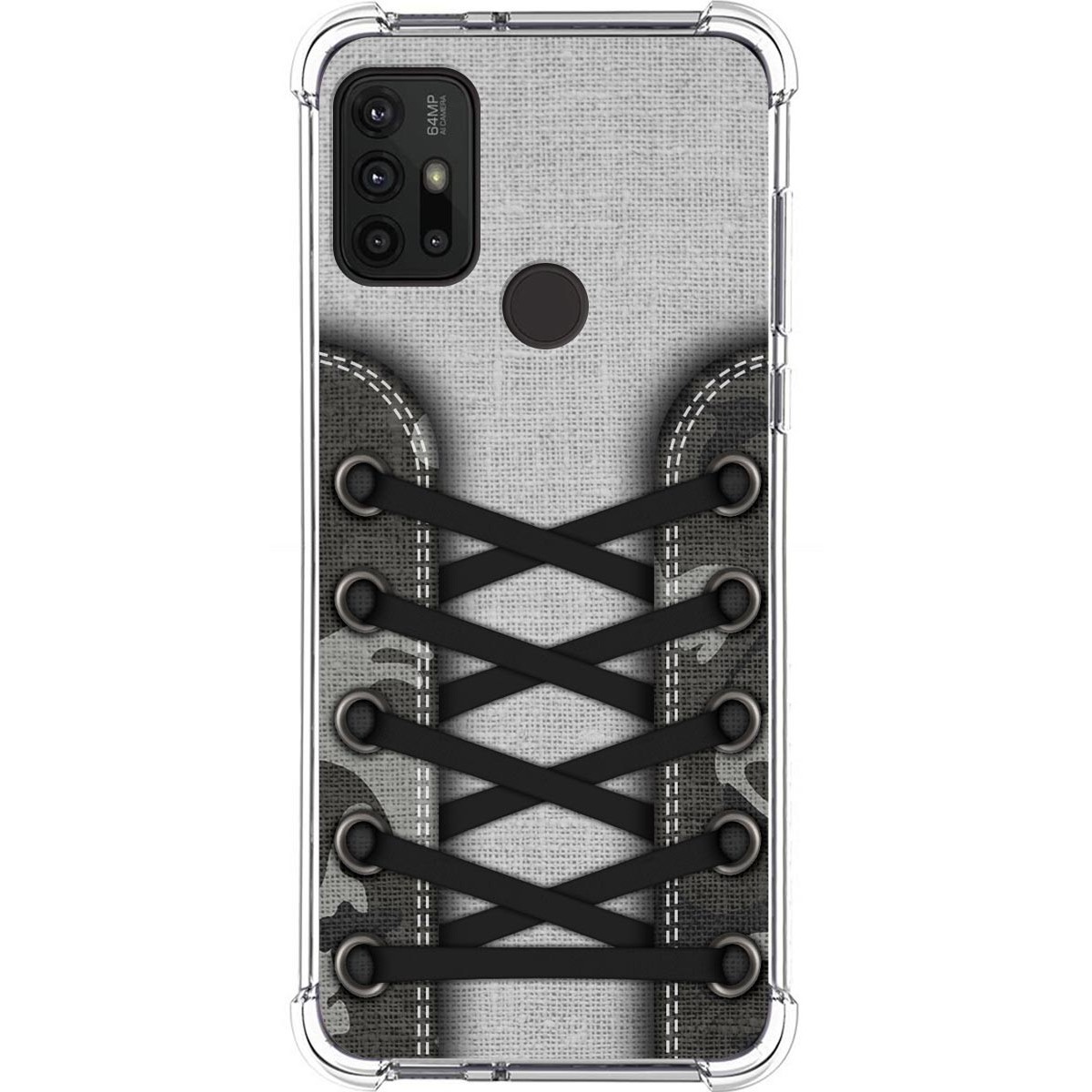 Tumundosmartphone Funda Silicona Antigolpes para Motorola Moto G10 / G20 / G30 diseño Zapatillas 16 Dibujos